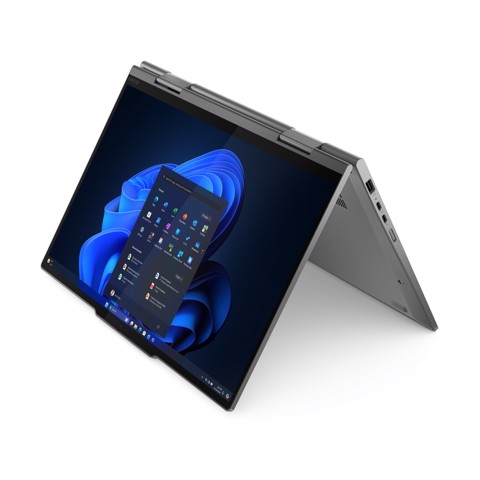 Lenovo ThinkPad X1 2-in-1 Gen 10 Aura Edition Intel Core Ultra 7 255U Ibrido (2 in 1) 35,6 cm (14") Touch screen WUXGA 16 GB LPDDR5x-SDRAM 512 GB SSD Wi-Fi 6E (802.11ax) Windows 11 Pro Grigio Italiano