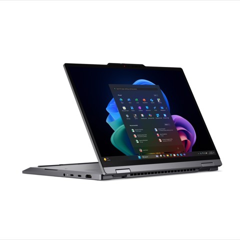 Lenovo ThinkPad X1 2-in-1 Gen 11 Aura Edition Copilot+ PC Intel Core Ultra 7 355 Ibrido (2 in 1) 35,6 cm (14") Touch screen WUXGA 32 GB LPDDR5x-SDRAM 1 TB SSD Wi-Fi 7 (802.11be) Windows 11 Pro Grigio Italiano