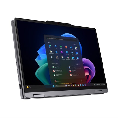 Lenovo ThinkPad X1 2-in-1 Gen 11 Aura Edition Copilot+ PC Intel Core Ultra 7 355 Ibrido (2 in 1) 35,6 cm (14") Touch screen 2.8K 32 GB LPDDR5x-SDRAM 1 TB SSD Wi-Fi 7 (802.11be) Windows 11 Pro Grigio Italiano