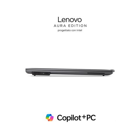 Lenovo ThinkPad X9-14 Gen 1 Copilot+ PC Intel Core Ultra 7 258V Computer portatile 35,6 cm (14") WUXGA 32 GB LPDDR5x-SDRAM 1 TB SSD Wi-Fi 7 (802.11be) Windows 11 Pro Grigio QWERTY Italiano