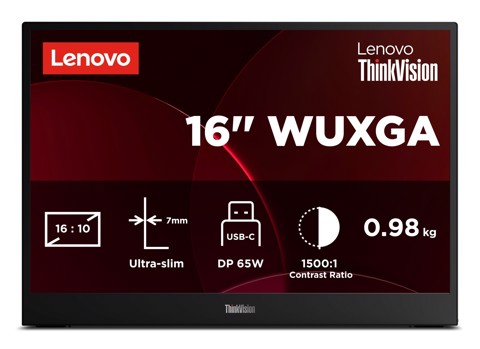 Lenovo ThinkVision M16 Monitor