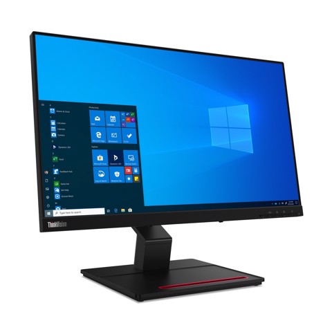 Lenovo ThinkVision T24t-20 Monitor PC 60,5 cm (23.8") 1920 x 1080 Pixel Full HD LED Touch screen Capacitivo Nero