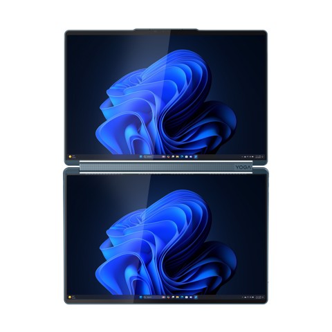 Lenovo Yoga Book 9 14IAH10 Intel Core Ultra 7 255H Ibrido (2 in 1) 35,6 cm (14") Touch screen 2.8K 32 GB LPDDR5x-SDRAM 1 TB SSD Wi-Fi 7 (802.11be) Windows 11 Home Colore foglia di tè Italiano