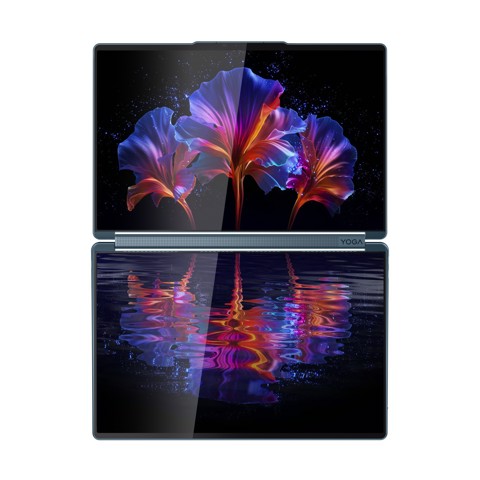 Lenovo Yoga Book 9 14IAH10 Intel Core Ultra 7 255H Ibrido (2 in 1) 35,6 cm (14") Touch screen 2.8K 32 GB LPDDR5x-SDRAM 1 TB SSD Wi-Fi 7 (802.11be) Windows 11 Home Colore foglia di tè Italiano