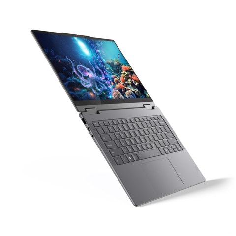 Lenovo Yoga | Notebook 7 | Display 14.0'' WUXGA (1920x1200) OLED | Processore INTEL Ultra 5 226V | Memoria RAM 16GB | Memoria SSD 512GB | Scheda grafica Integrata | Sistema Operativo Windows 11 Home | LUNA_GREY | Caricatore NON incluso