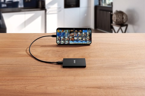 Lexar SL500 1 TB USB tipo-C USB 3.2 Gen 2x2 Nero