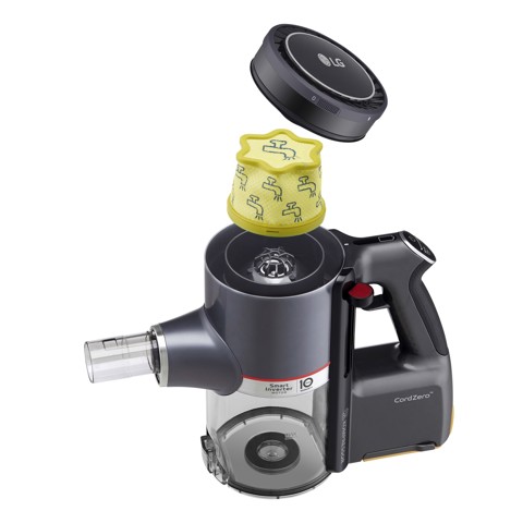 LG Aspirapolvere A9K-PRO1G Scopa Elettrica Senza Sacchetto Senza Filo 200W Doppia Batteria - Grigio