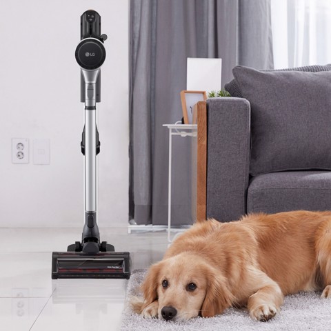 LG CordZero A9K Core, Aspirapolvere Kompressor 260W, 120 min, 1 spazzola + 2 accessori, Filtro 5 strati, Wi-Fi, Silver