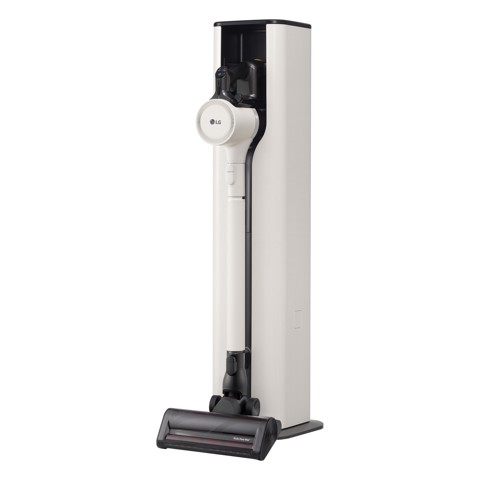 LG CordZero All-in-One A9T, Aspirapolvere senza filo 260W, Auto-svuotamento, 2 spazzole + 2 accessori, Wi-Fi, Beige