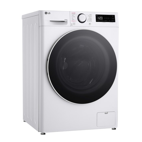 LG D2R5S09TSWW lavasciuga Libera installazione Caricamento frontale Bianco E