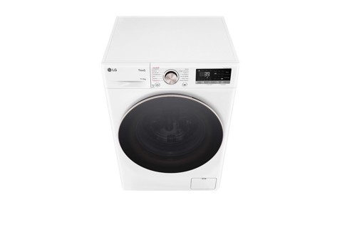 LG D4R7011TSWG lavasciuga Libera installazione Caricamento frontale Nero, Bianco D