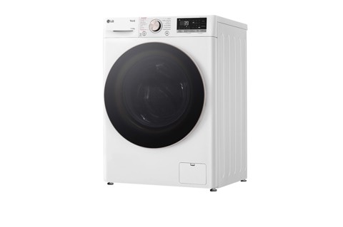 LG D4R7011TSWG lavasciuga Libera installazione Caricamento frontale Nero, Bianco D
