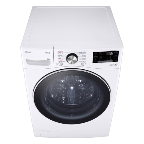 LG F0P3020TSWC Lavatrice capacità XL 20kg AI DD™ Serie P3, Classe B, 1000 giri, TurboWash 360, Vapore, Wi-Fi, White - 2 anni di garanzia anche per gli utenti professionali