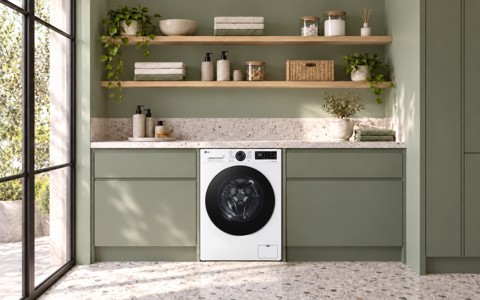 LG F2NX50S8TLB Lavatrice Slim Intelligente 8 kg Classe A-30% Bianco