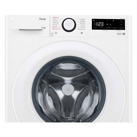 LG F2WV308NEW3 Lavatrice 8,5kg AI DD, Classe A, 1170 giri, Vapore Allergy Care, Motore Inverter Direct Drive