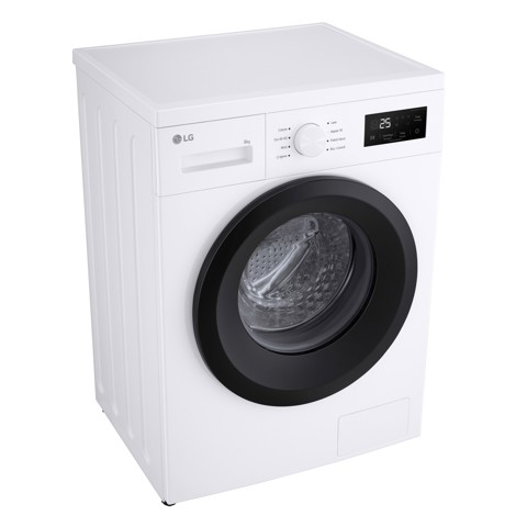 LG F4NA10S8NWK Lavatrice slim 8kg, Classe A, 1400 giri, Programma igiene con vapore, Top rimovibile, White