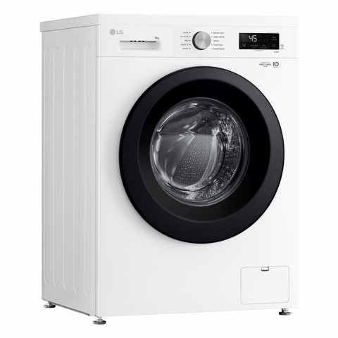 LG F4NX1008NWK Lavatrice smart 8kg, Classe A, 1400 giri, 6 Motion, Allergy Care, Bianca