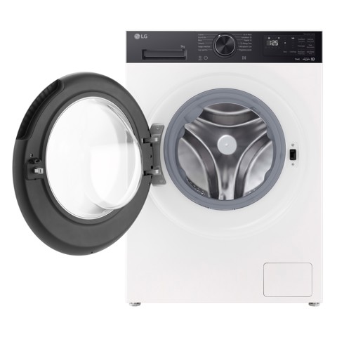 LG F4NX5009THB Lavatrice Intelligente 9 kg Classe A-40% Ivory White/Nero