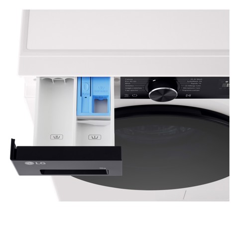 LG F4NX5009THB Lavatrice Intelligente 9 kg Classe A-40% Ivory White/Nero