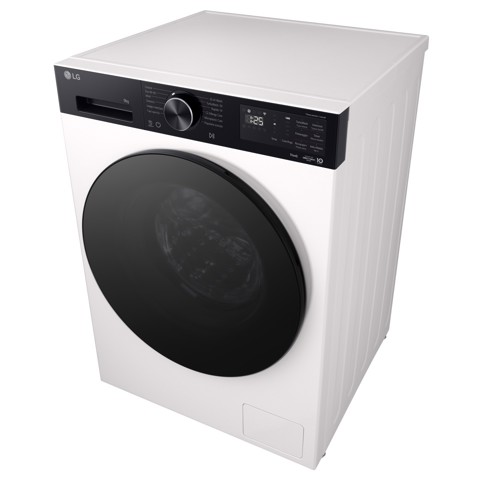 LG F4NX5009THB Lavatrice Intelligente 9 kg Classe A-40% Ivory White/Nero