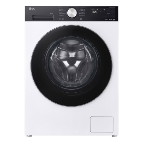 LG F4NX5009TKC Lavatrice Intelligente 11 kg Classe A-40% Bianco/Nero
