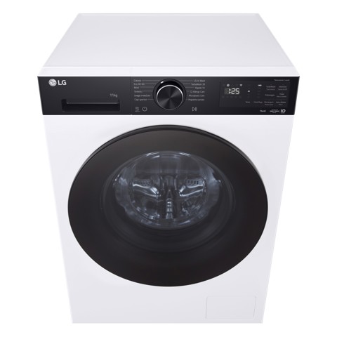 LG F4NX5011TKB Lavatrice Intelligente 11 kg Classe A-40% Bianco/Nero