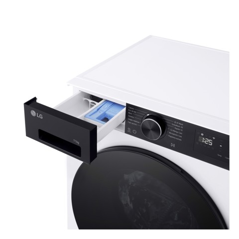 LG F4NX5011TKB Lavatrice Intelligente 11 kg Classe A-40% Bianco/Nero