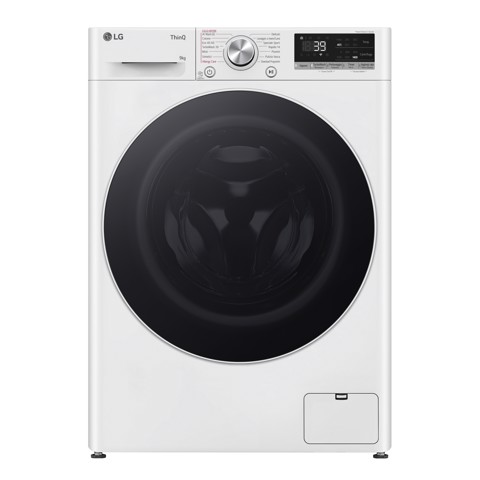 LG F4R709TAIDD Lavatrice 9kg AI DD, Classe A-10%, 1400 giri, Vapore, Wi-Fi