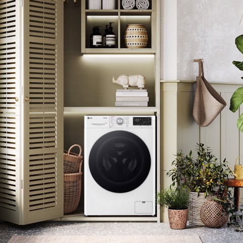 LG F4R709TAIDD Lavatrice 9kg AI DD, Classe A-10%, 1400 giri, Vapore, Wi-Fi