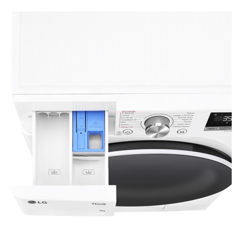 LG F4R709TAIDD Lavatrice 9kg AI DD, Classe A-10%, 1400 giri, Vapore, Wi-Fi