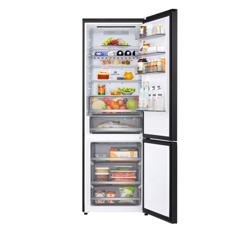 LG GBBW322CEV Frigorifero combinato 70cm, Classe C, 465L, Wi-Fi, Door Cooling, Fresh Converter & Balancer, Black Steel