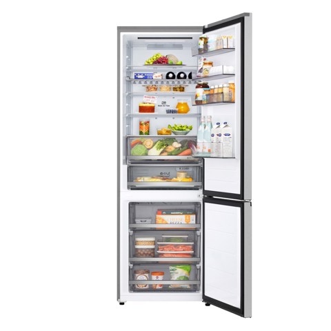 LG GBBW322CPY Frigorifero combinato Fit & Max 70cm, Classe C, 465L, AI Fresh, Prime Silver