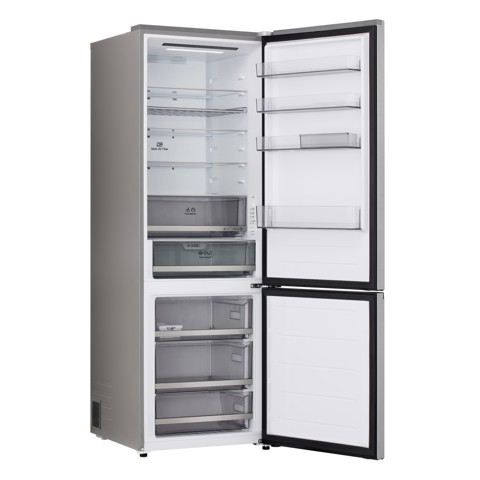 LG GBBW322CPY Frigorifero combinato Fit & Max 70cm, Classe C, 465L, AI Fresh, Prime Silver