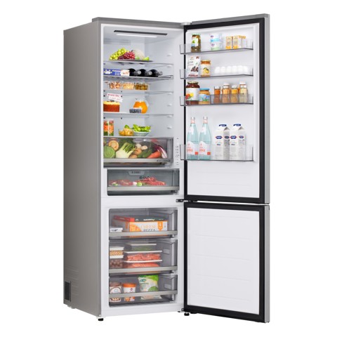 LG GBBW322DPY Frigorifero combinato Fit & Max 70cm, Classe C, 465L, AI Fresh, Prime Silver