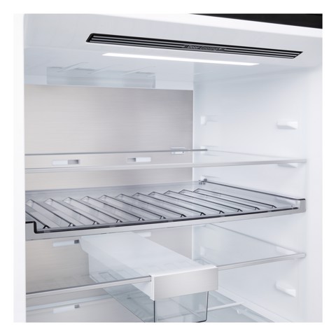 LG GBBW726AEV Frigorifero combinato Fit & Max 70cm, Classe A, 465L, AI Fresh, Wi-Fi, Metal Fresh, Door Cooling, Black Steel