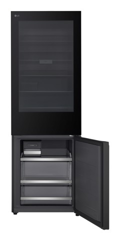 LG GBGW92GCEV Frigorifero combinato 70 cm InstaView Classe C Essence Black Steel