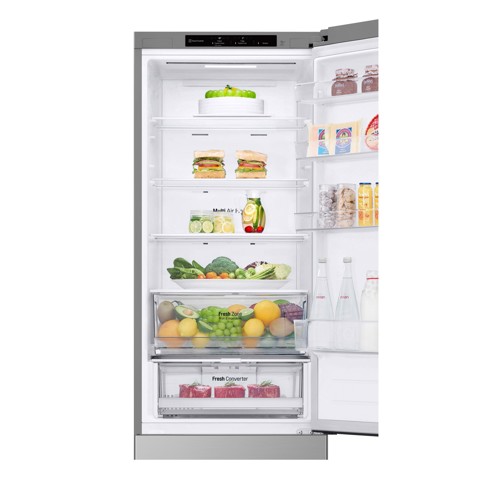 LG GBV22NCBPY Frigorifero combinato, Classe B, 387L, Door Cooling, Fresh Converter, Smart Diagnosis, Prime Silver