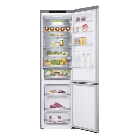 LG GBV7280AMB Frigorifero combinato, Classe A, 387L, Door & Linear Cooling, Fresh Converter & Balancer, Metal Sorbet