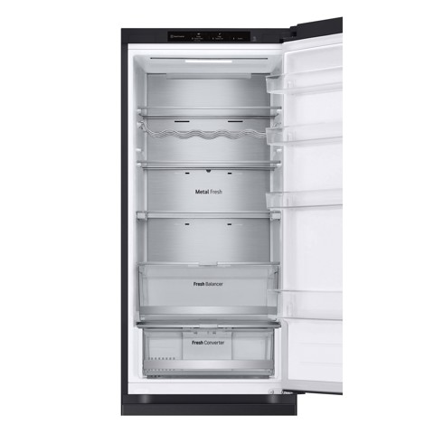LG GBV7280CEV Frigorifero combinato, Classe C, 387L, Fresh Converter, Porte piatte, Nero