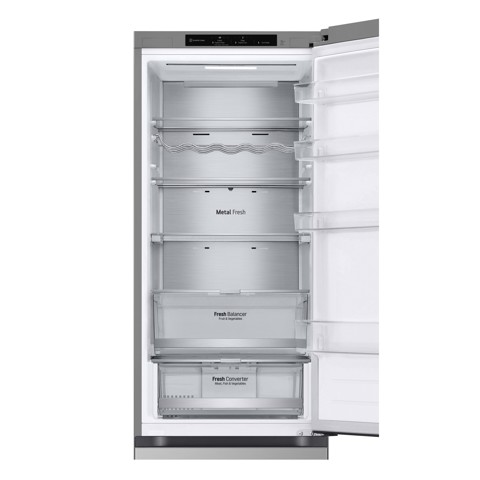 LG GBV7280CPY Frigorifero combinato, Classe C, 387L, Fresh Converter, Porte piatte,Argento
