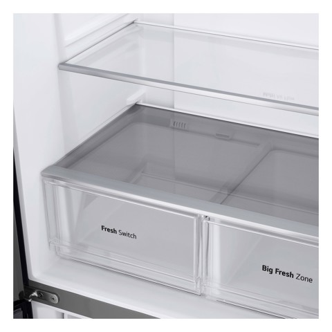 LG GMM41MSBEM Frigorifero Multidoor Slim, Classe E, 474L, Total No Frost, Cassetto Fresh Switch, Silver