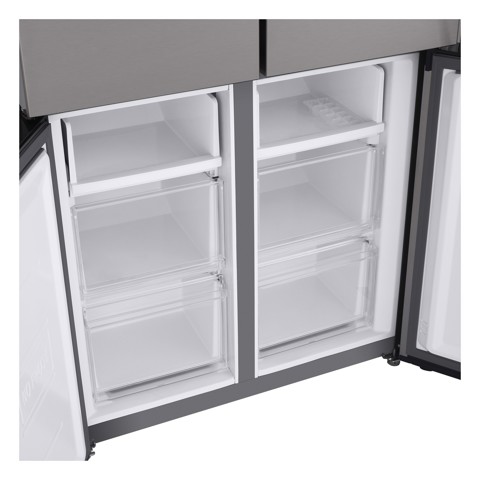 LG GMM41MSBEM Frigorifero Multidoor Slim, Classe E, 474L, Total No Frost, Cassetto Fresh Switch, Silver