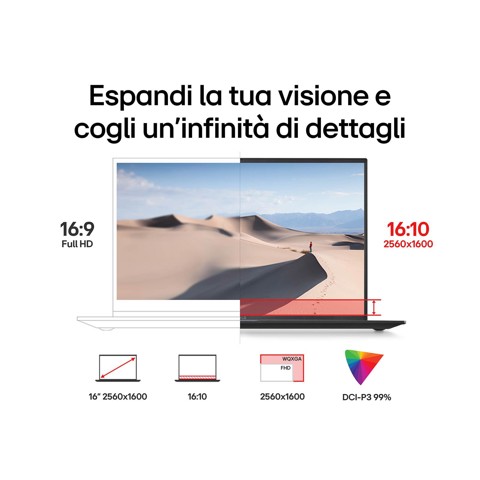 LG Gram Notebook 16" Intel i5 16GB 1TB