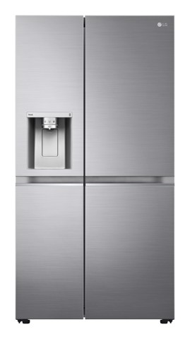 LG GSLV90PZAD Frigorifero Side-by-Side, Classe D, 635L, Wi-Fi, Con allaccio, UVnano,Grigio