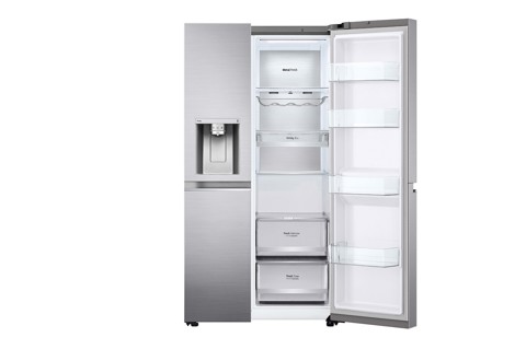 LG GSLV90PZAD frigorifero side-by-side Libera installazione 635 L D Acciaio inossidabile