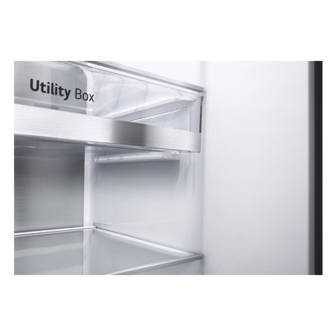 LG GSLV91MBAC Frigorifero Side-by-Side, Classe C, 635L, Wi-Fi, No allaccio, UVnano, Acciaio