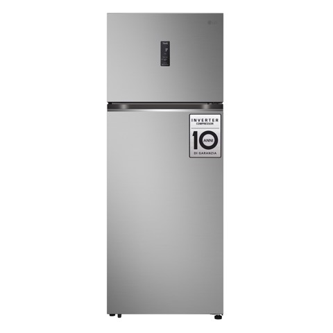 LG GTBV44PYBKD Frigorifero doppia porta 70cm, Classe E, 461L, Door & Linear Cooling, Argento