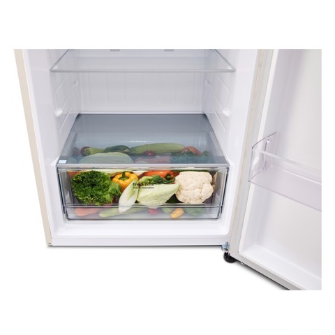 LG GTBV44SEBKD frigorifero colore Sabbia doppia porta 70cm, Classe E, 461L, Door & Linear Cooling