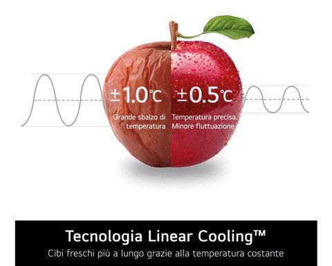 LG InstaView GMK961PY5E Frigorifero 4 porte | Classe E, 646L | Wi-Fi, Dispenser acqua senza allaccio, Door & Linear Cooling | Prime Silver