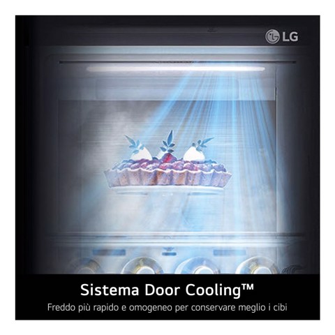 LG InstaView GMK961PY5E Frigorifero 4 porte | Classe E, 646L | Wi-Fi, Dispenser acqua senza allaccio, Door & Linear Cooling | Prime Silver